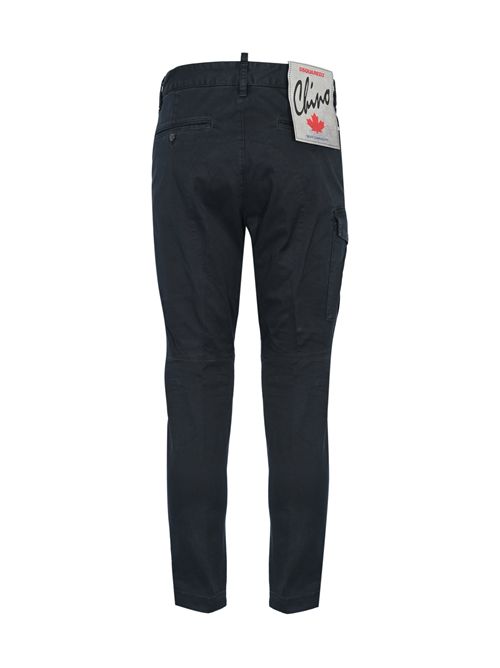 Pantalone Sexy Cargo Pants Nero DSQUARED2 | S74KB0818 S39021900